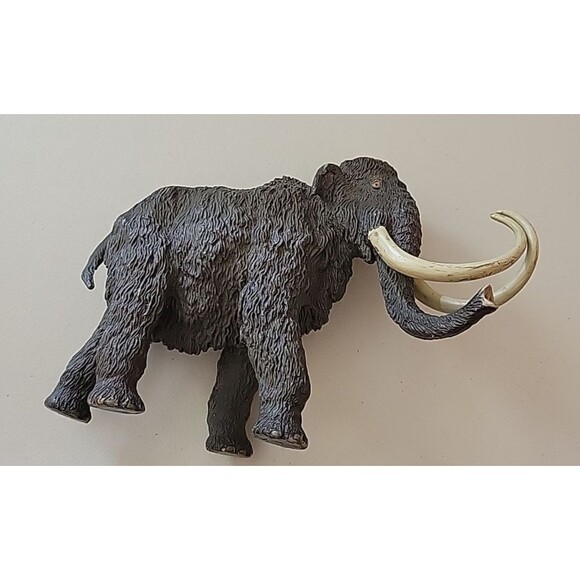 Carnegie Collection Safari Ltd Wooly Mammoth 2002 Prehistoric Figure Ice Age Toy - Picture 7 of 9
